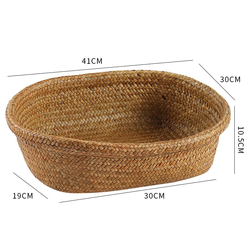 Natural Woven Serving Basket Kalsten