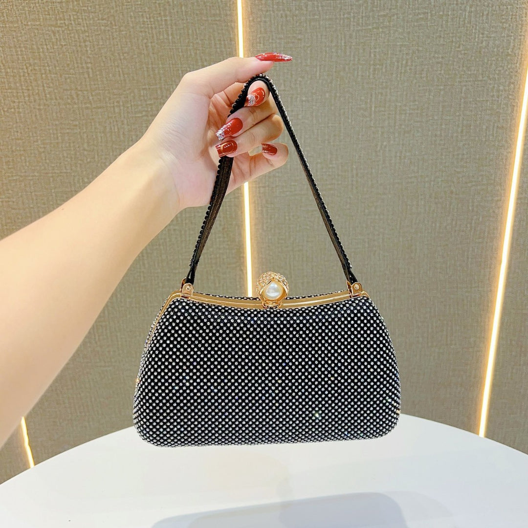 Rhinestone-Encrusted Evening Handbag