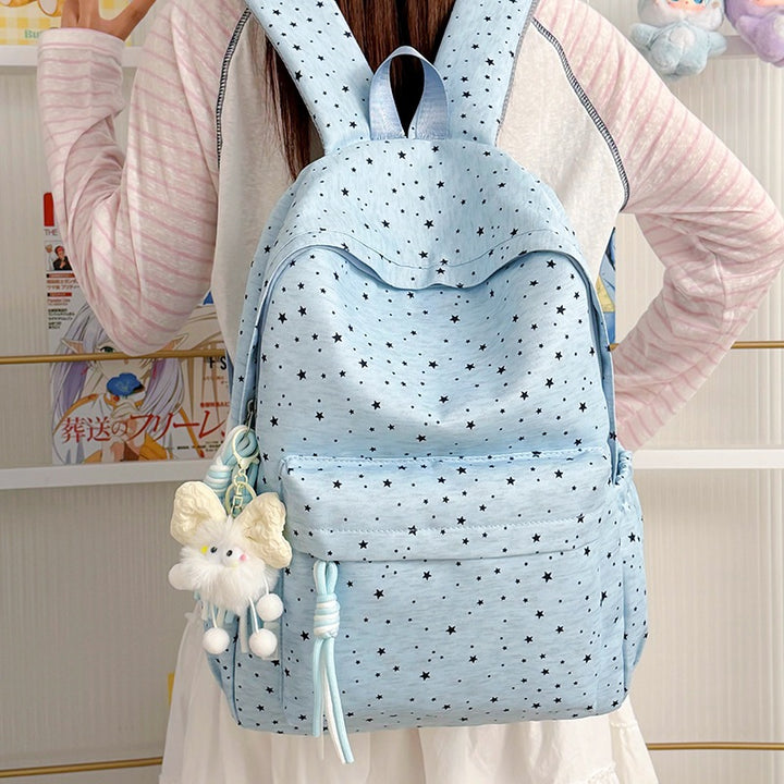 Star-Print Casual Backpack Kalsten