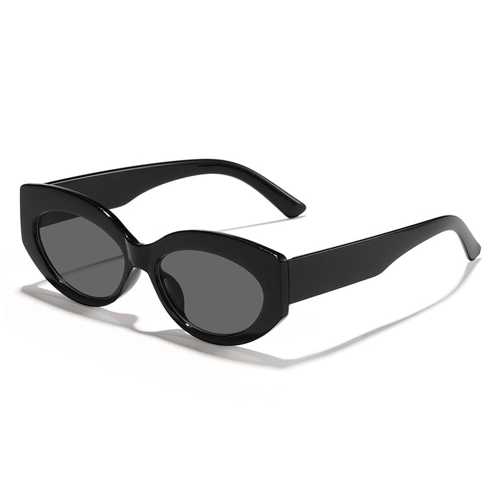 Ladies Cat-Eye Sunglasses with Playful Transparency Design Kalsten