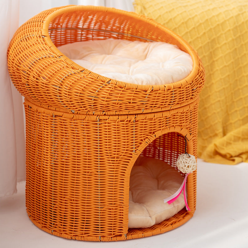 Cozy cat basket with play ball Kalsten