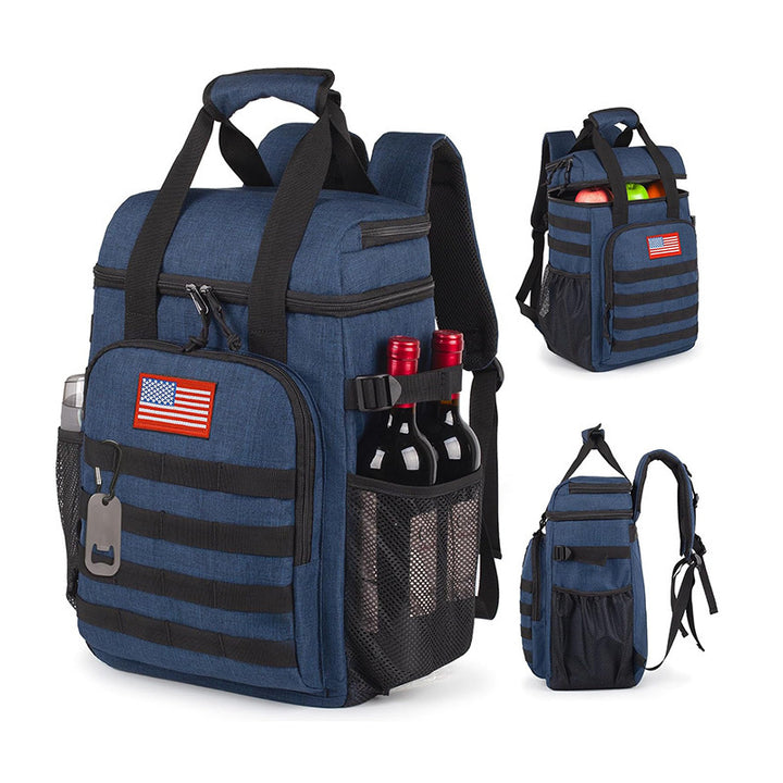 Insulated cooler backpack with multiple compartments Kalsten