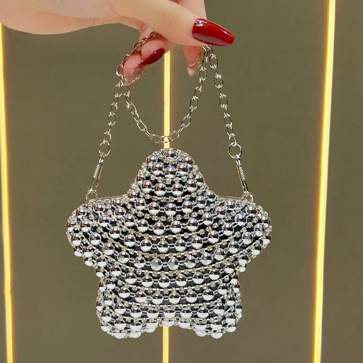 Star-Shaped Decorative Evening Clutch