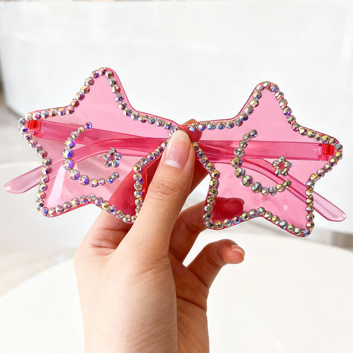 Star-Shaped Rhinestone Sunglasses Kalsten