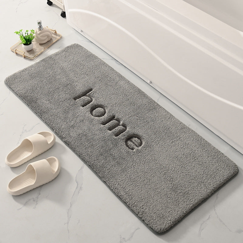 Plush Bathroom Rug with Home Design Kalsten