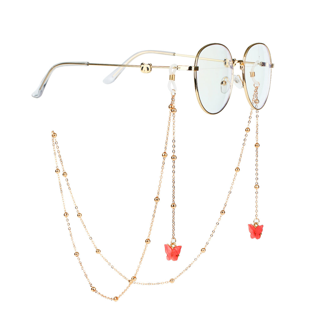 Fashionable sunglasses chains with butterfly pendants Kalsten