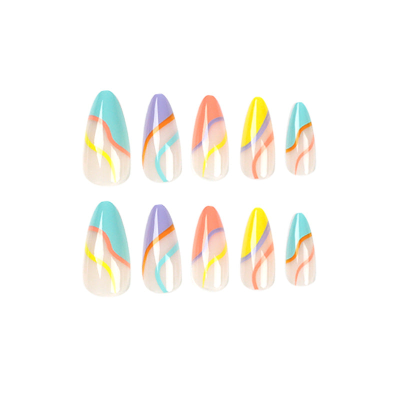 Artful Nail Art with Modern Color Accents Kalsten