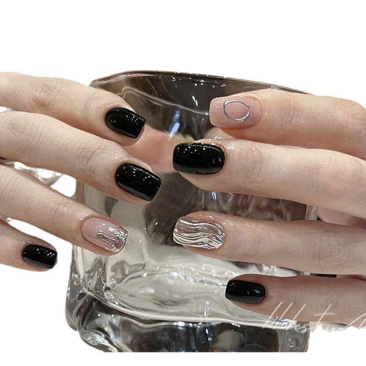 Artistic Textured Press-On Nail Set Kalsten