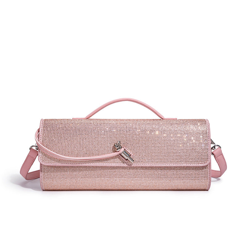 Elegant Rhinestone-Embellished Evening Clutch Kalsten