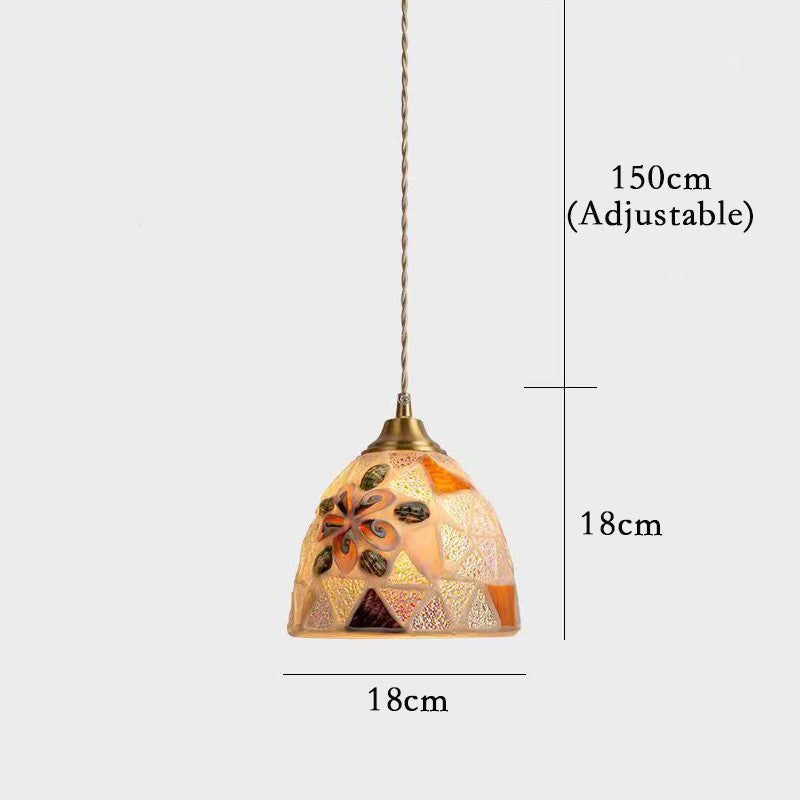 Mosaic Glass Pendant Light