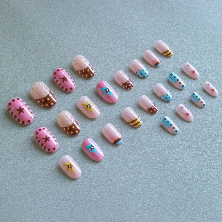 Creative Star-Design Nail Art Kit