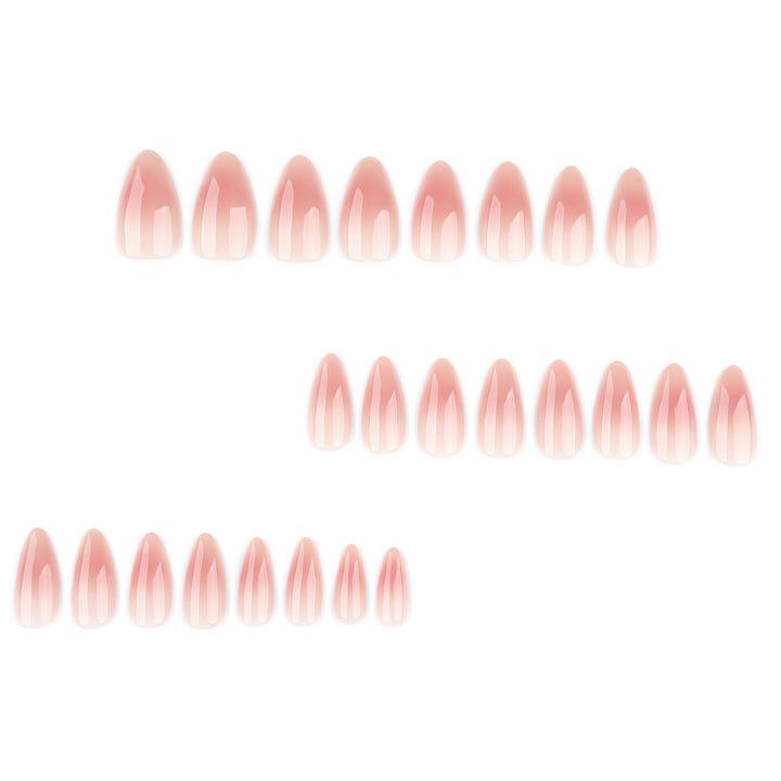 Artful gel nails with elegant tip design Kalsten