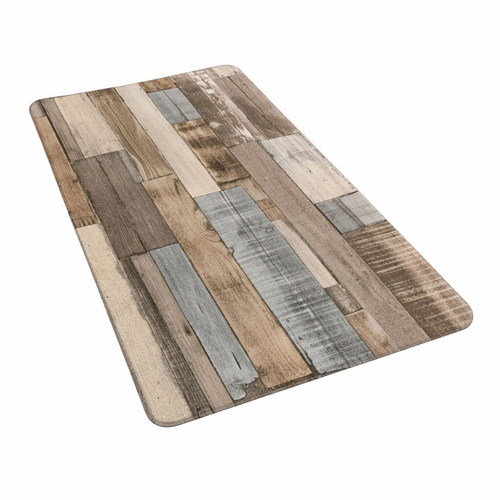 Rustic Wood Pattern Runner Mat Kalsten