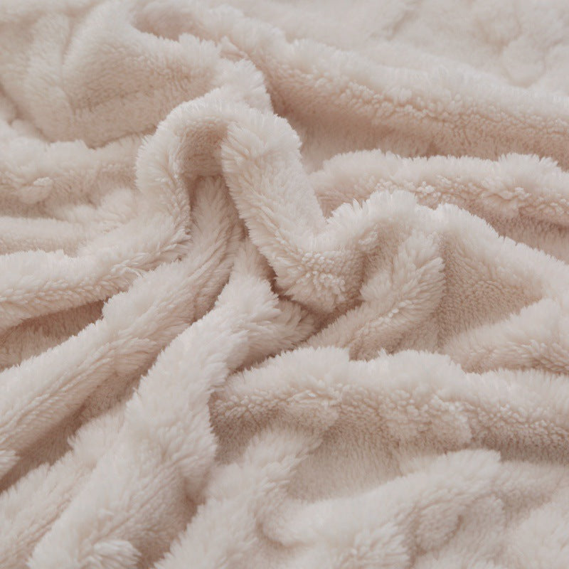 Textured Decorative Throw Blanket Kalsten