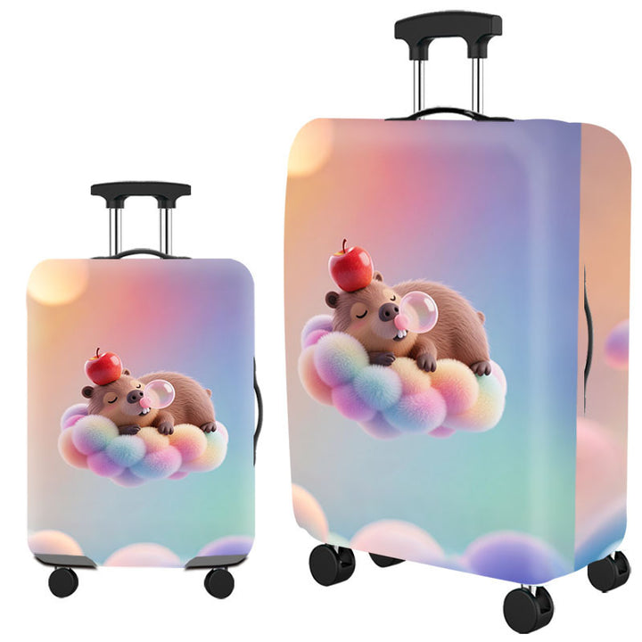 Artistic Cat-Themed Hard Shell Suitcase Kalsten