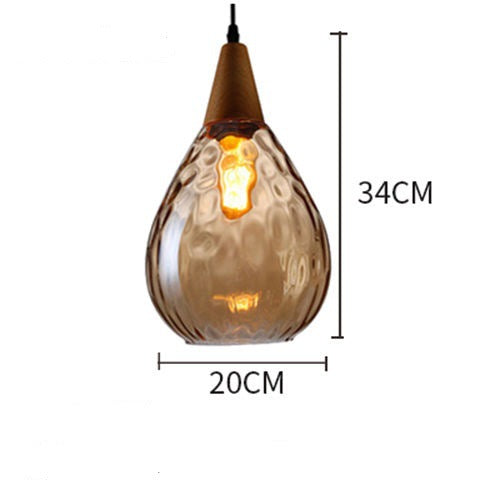 Artistic Teardrop Pendant Light