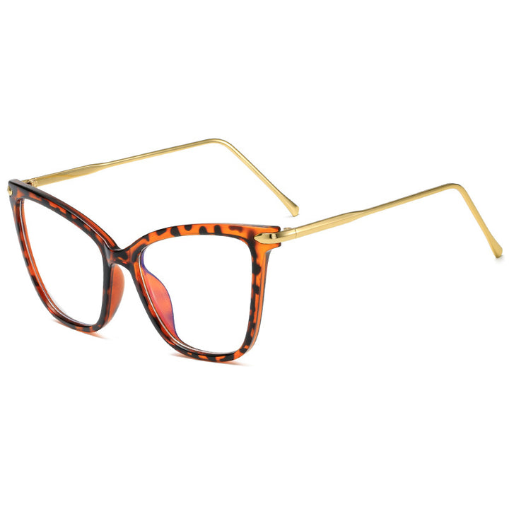 Women Cat-Eye Glasses with filigree Metal Frame Kalsten
