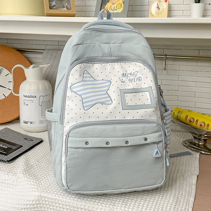 Fun-Themed Star Print Backpack Kalsten