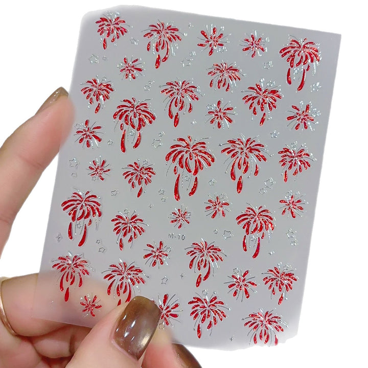 High-Quality Nail Art Foil Sticker Sheet