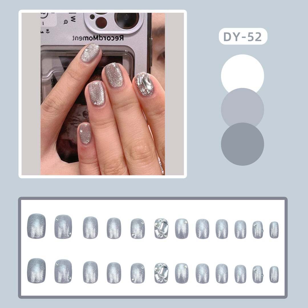 Glamorous Glitter Press-On Nail Art