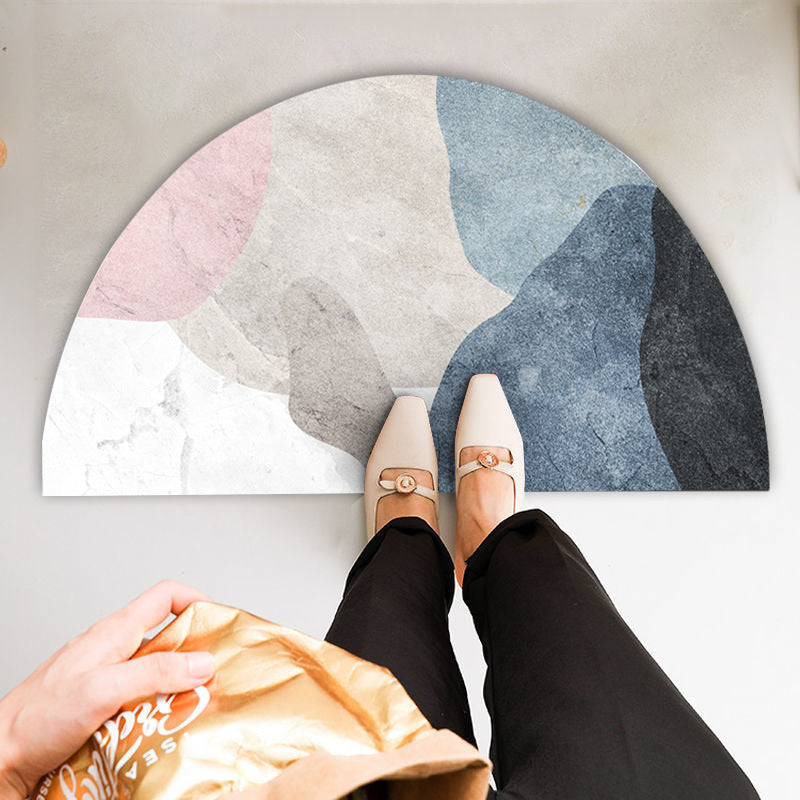 Geometric Patterned Entryway Mat