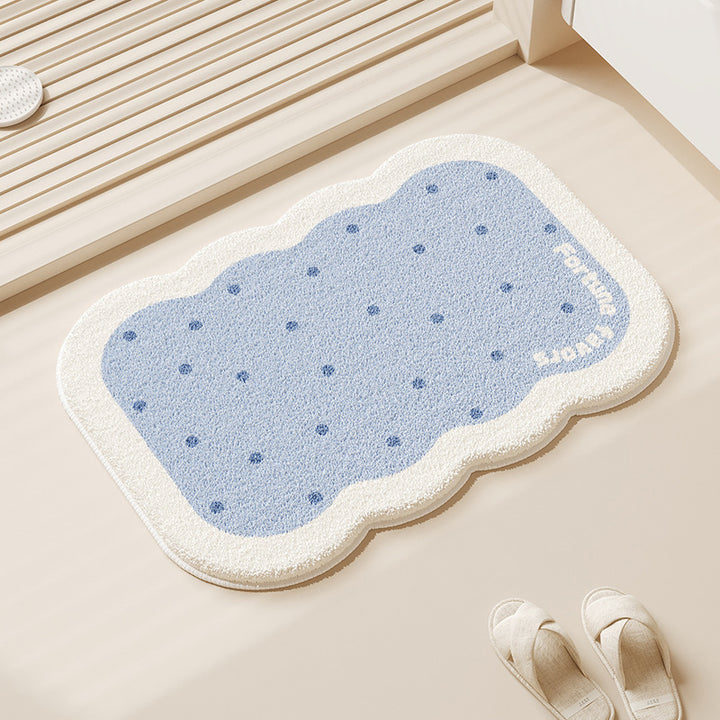 Soft Textured Decorative Bathroom Mat Kalsten