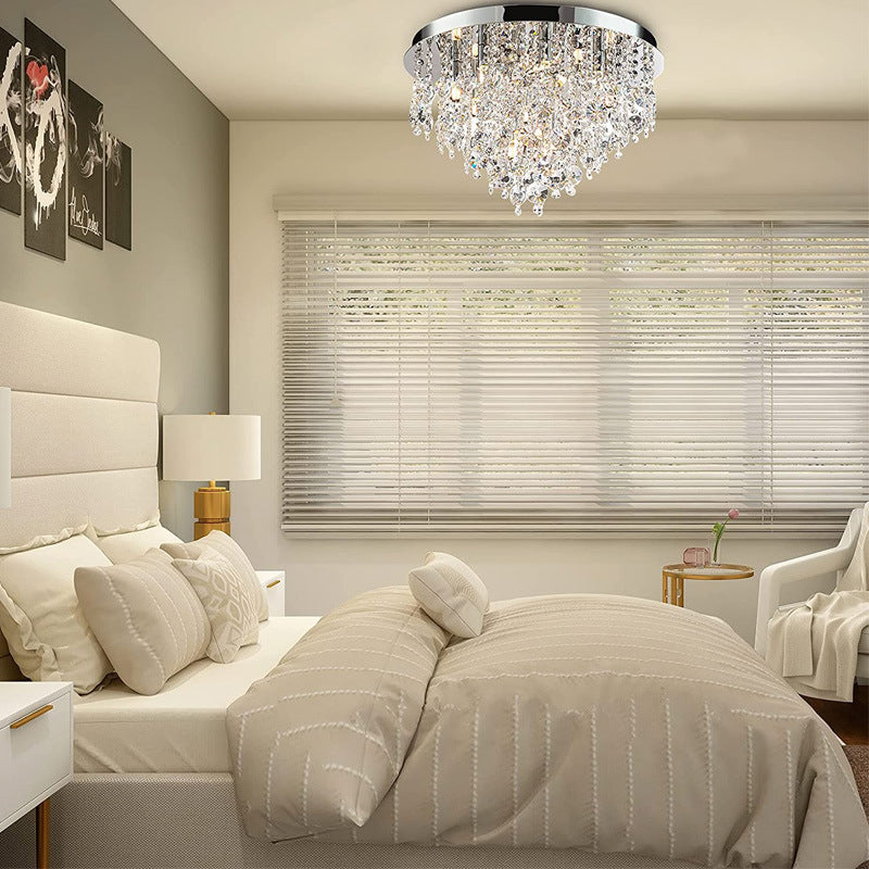 Crystal Droplet Ceiling Fixture
