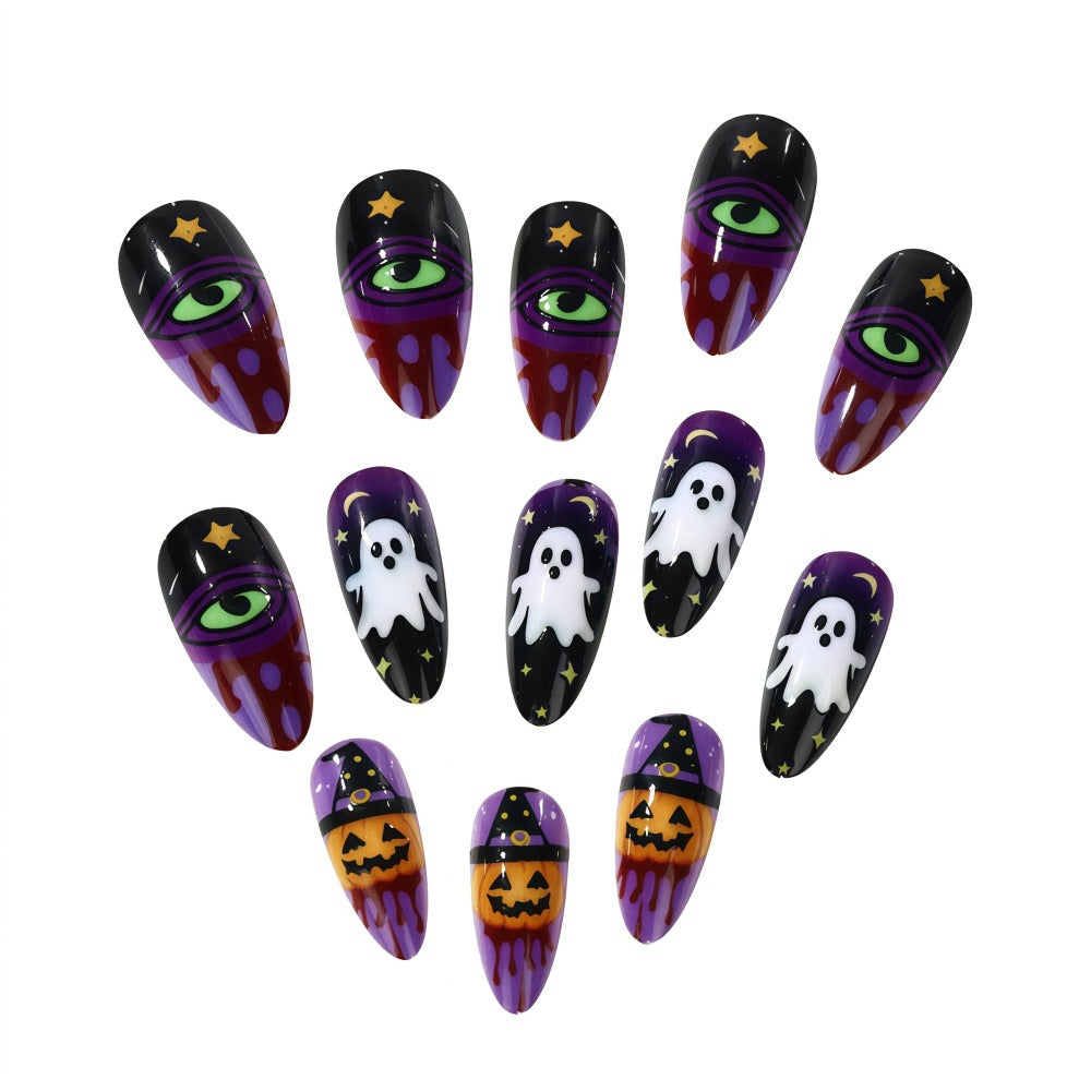 Creative Halloween-style artificial nails Kalsten