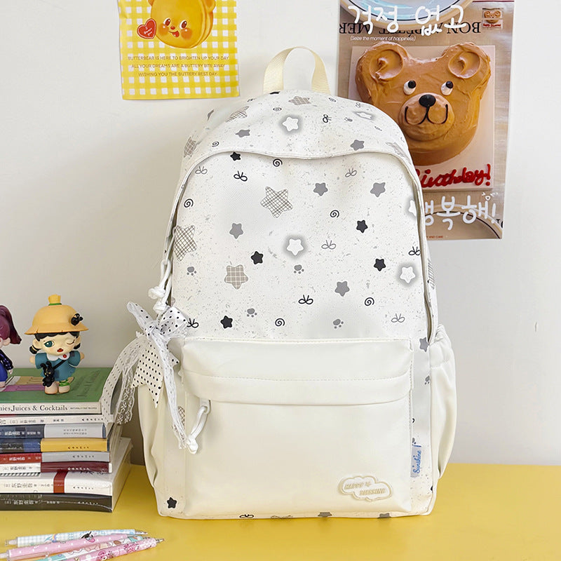 Fun Decorative Star-Patterned Backpack Kalsten