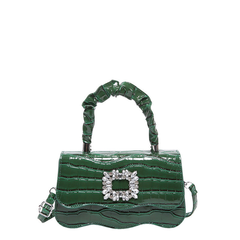 Glamorous Crocodile Texture Evening Handbag Kalsten