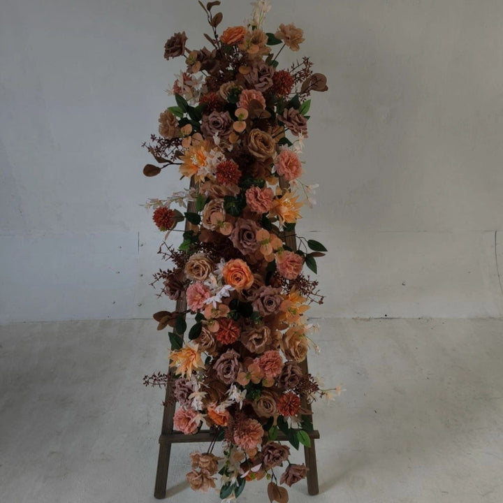 Elegant Decorative Faux Floral Wall Hanging Arrangement