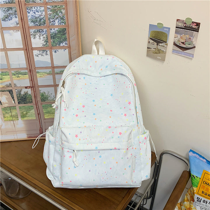 Star-Embellished School Backpack Kalsten