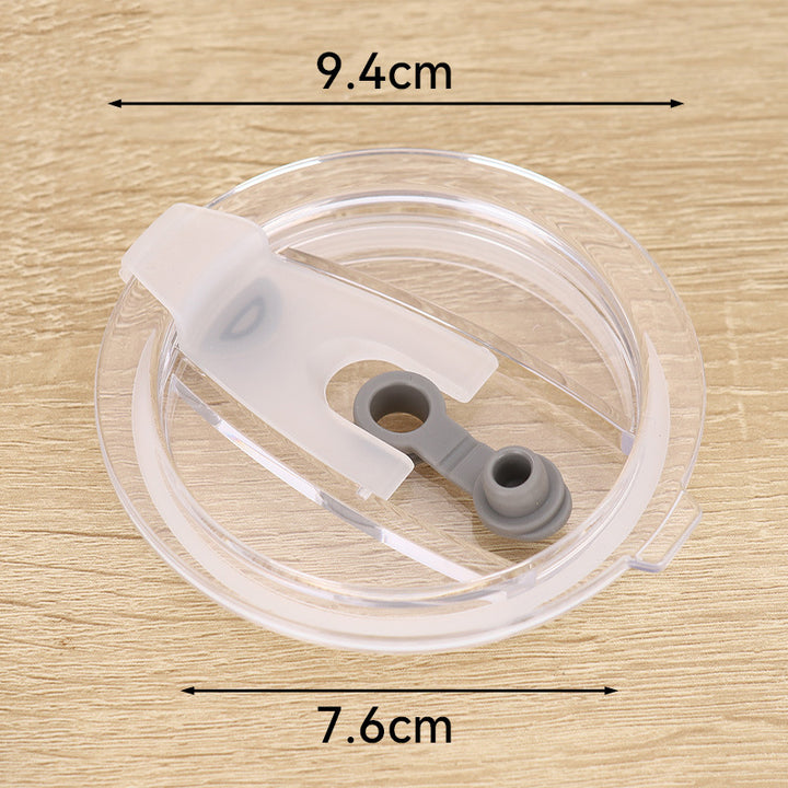 Spillproof Replacement Insulated Tumbler Lid With Silicone Gasket Flip Drinking Cover