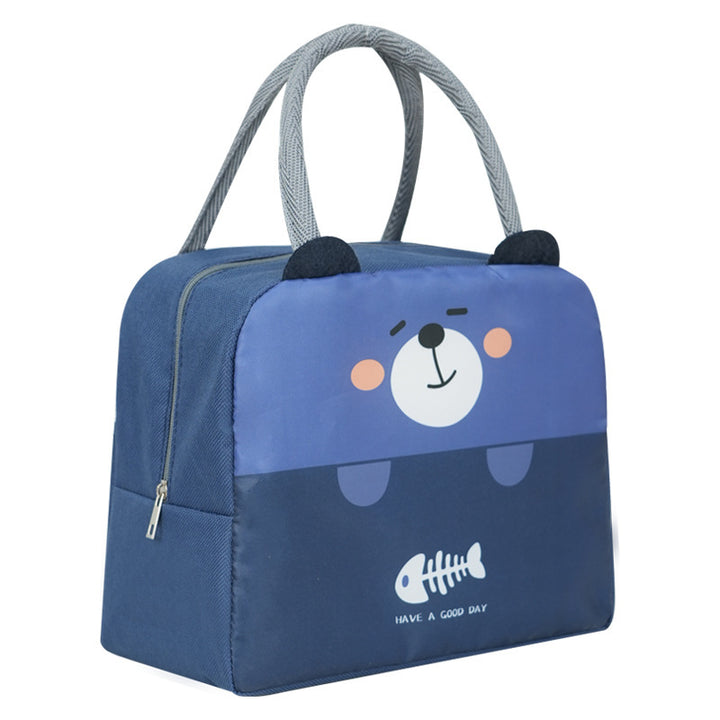 Cute Animal-Themed Insulated Lunch Carrier