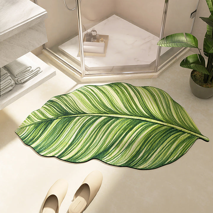 Leaf-Shaped Bath Mat Kalsten