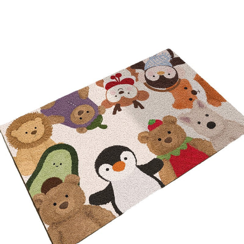 Playful Animal Themed Area Rug