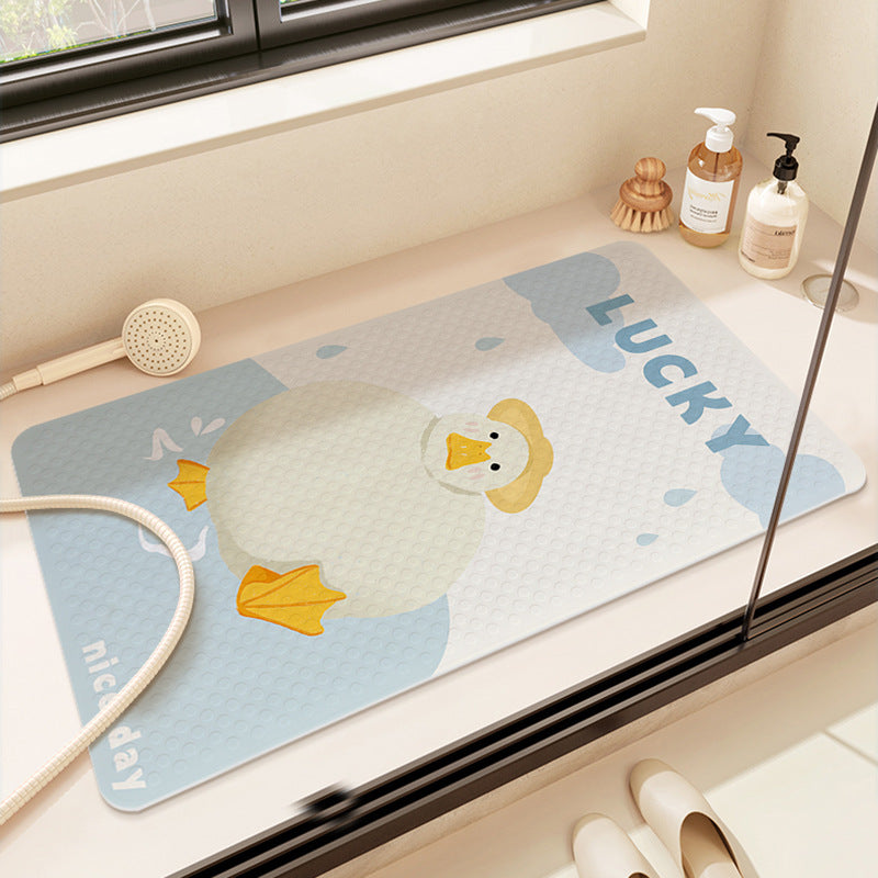 Cute Cartoon Duck Bath Mat