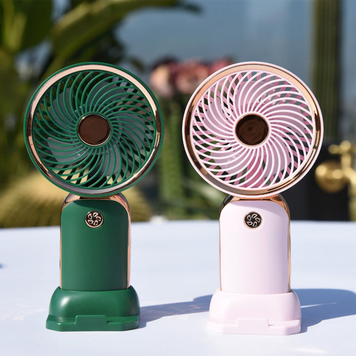 Women's Portable Mini Fan with Innovative Spiral Design Kalsten