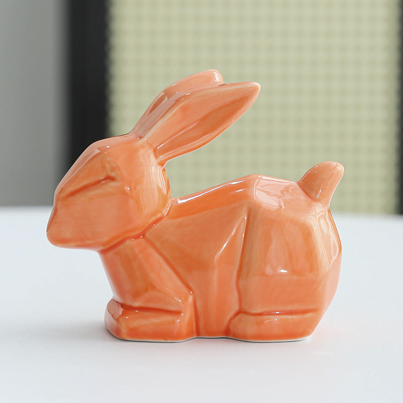 Decorative Ceramic Bunny Sculpture Kalsten