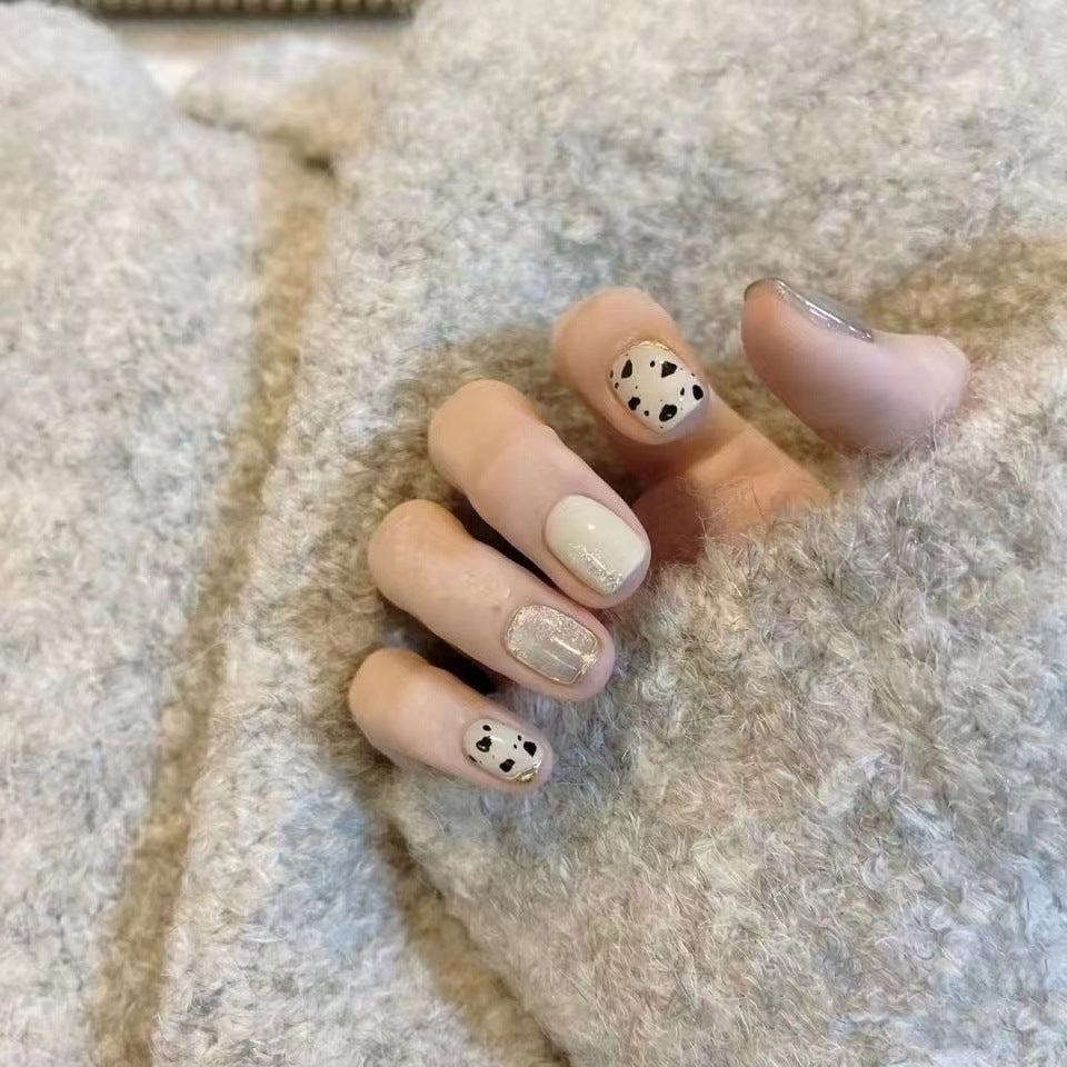 Artistic Patterned Press-On Nails