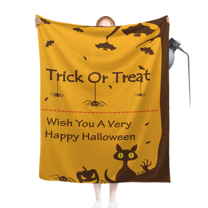 Halloween Themed Fleece Blanket Kalsten