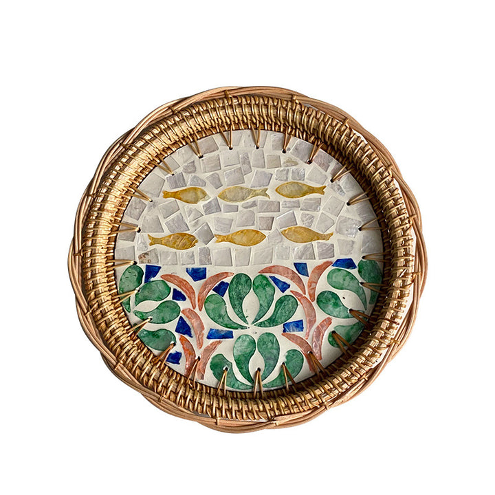 Decorative Mosaic Serving Plate Kalsten
