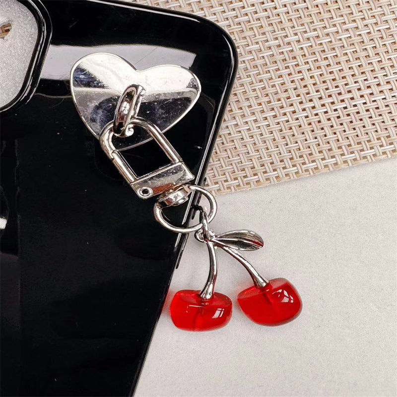 Cherry-Shaped Charm Keychain Kalsten