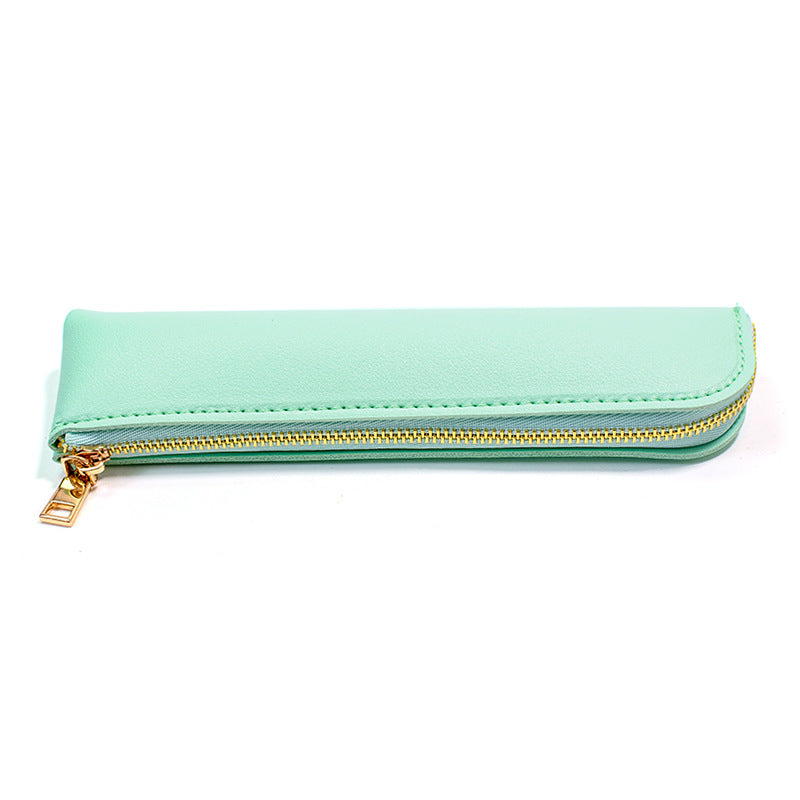 Premium Leather Zippered Pencil Case Kalsten