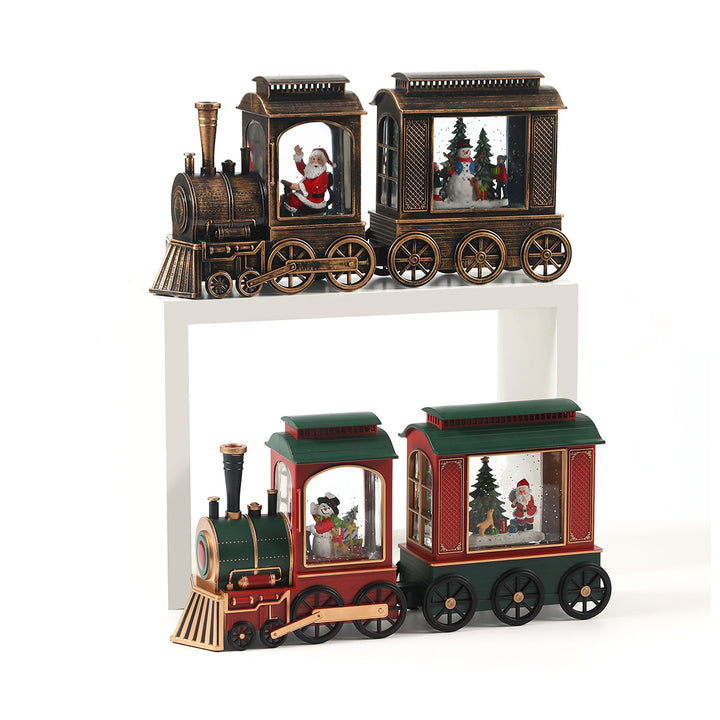 Decorative LED Christmas Train Figurine Kalsten