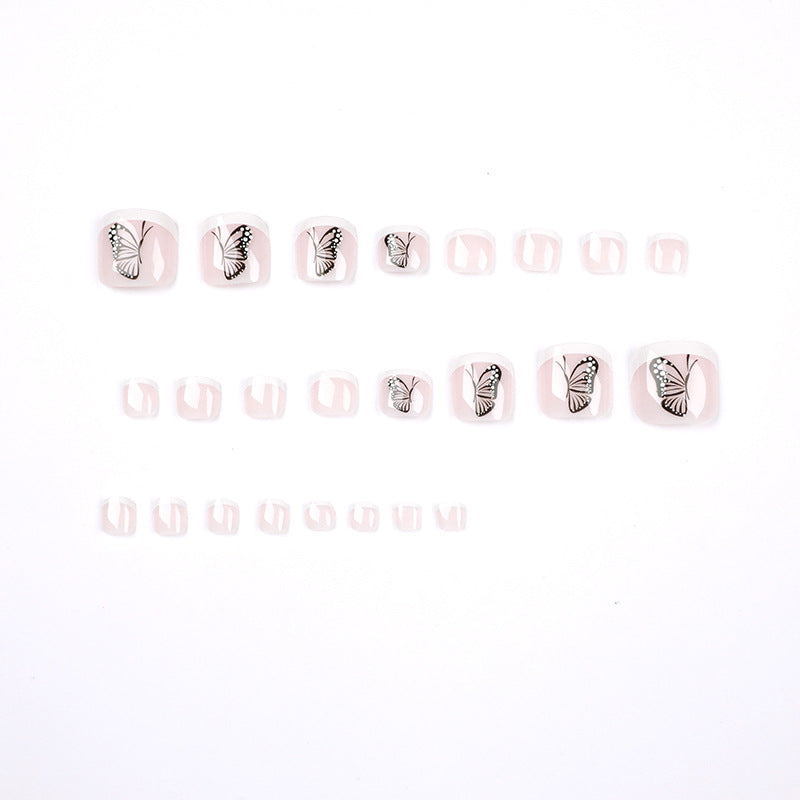 Artful Nail Art with Butterfly Design Kalsten