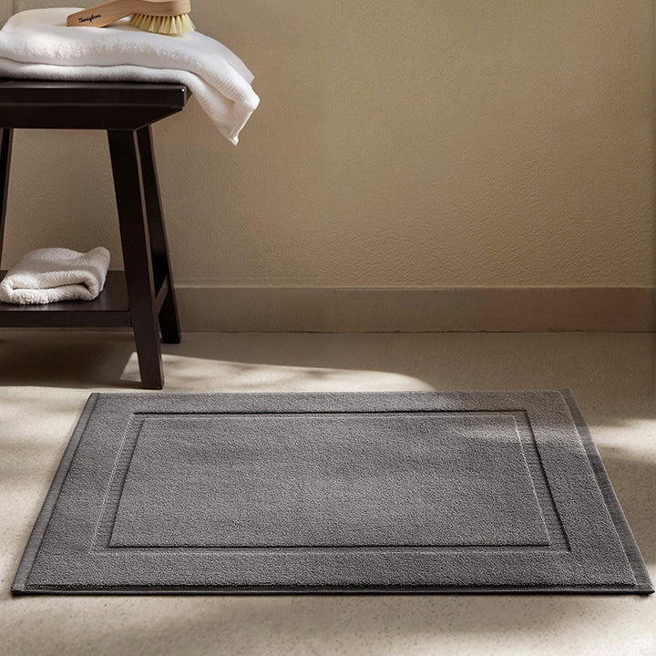 Soft Textured Round Bath Mat Kalsten