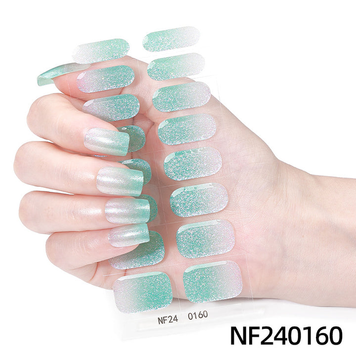 Elegant French Tip Nail Wraps