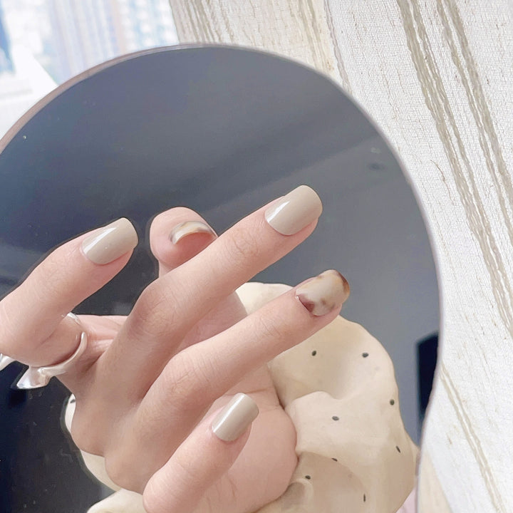 Elegant Marble Design Press-On Nails