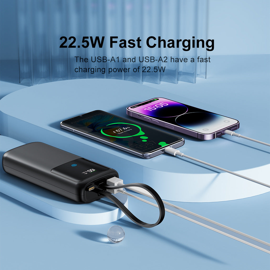 Power bank with integrated LED display and fast charging function Kalsten